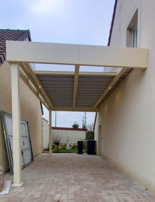 carport simple adossé