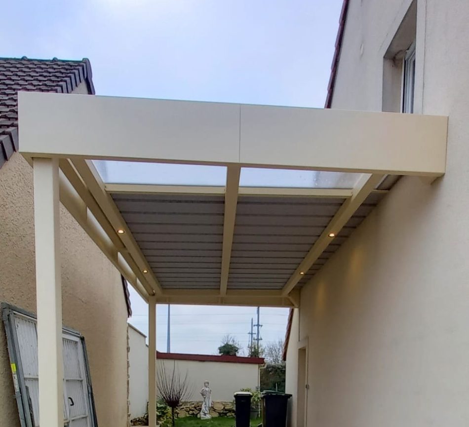 carport simple adossé